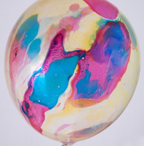 Ballons 9" - 12" - Bicolores Marbrés