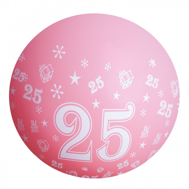 1 Ballons 36 Chiffre 25 Imprime Tot