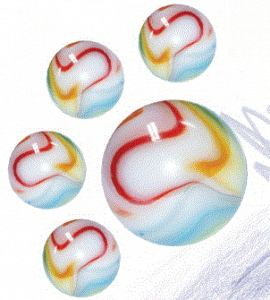 Billes Assorties TROP MIGNON  20/16mm+1/25mm - Butterfly - Fairy - Princesse - Licorne -    20 Filets