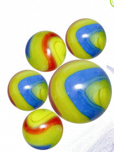 Billes Assorties Eléments 20/16mm + 1/25mm - Earthicus-Aquaticus-Phyro-Windstorm -                      Carton de 20 filets                                         